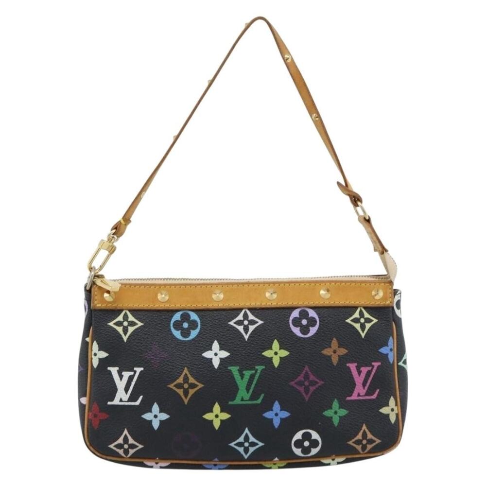 Louis Vuitton Monogram Multicolor Pochette Accessoires Accessory Pouch Black